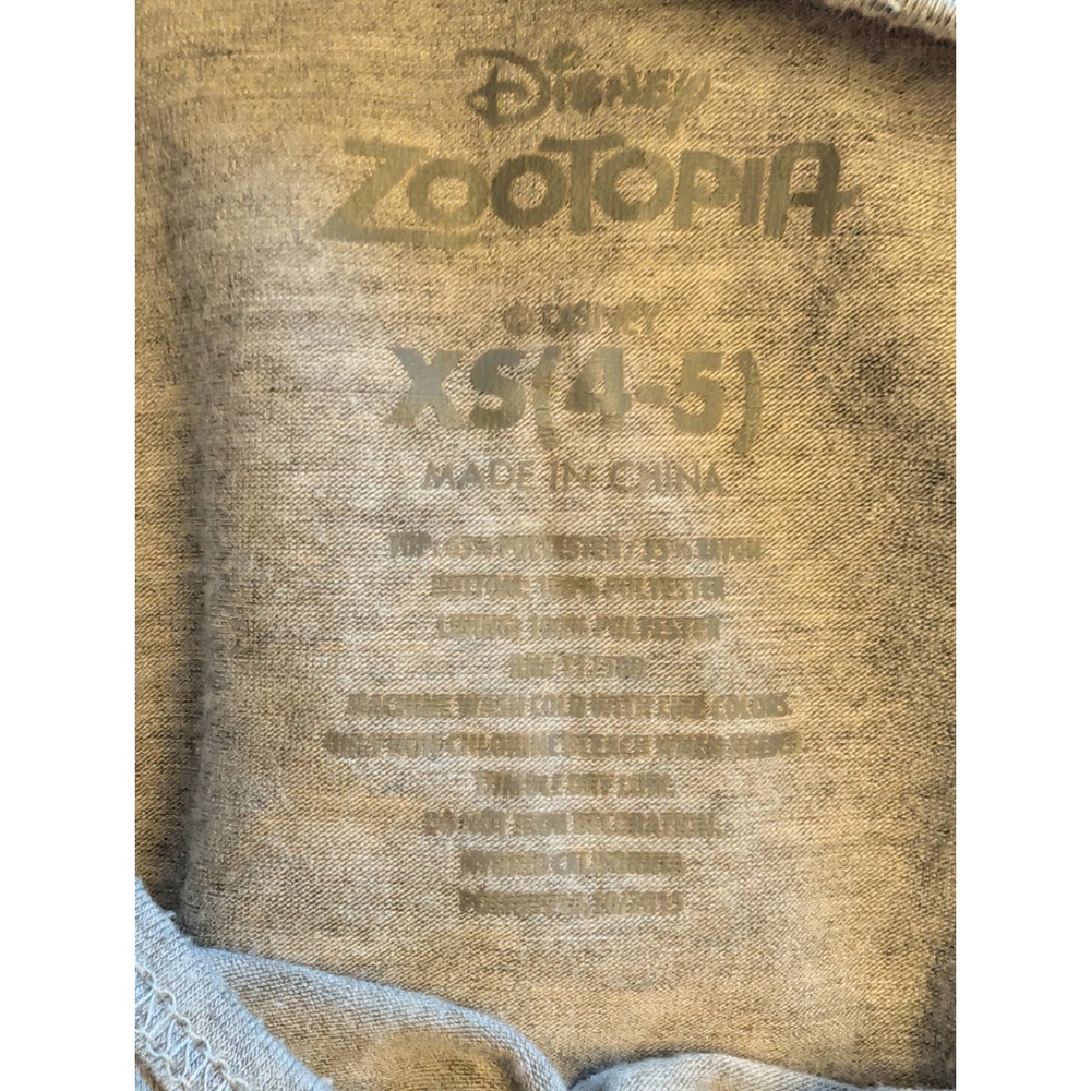 Disney Zootopia Judy Hopps, Bunny, Long Dress Girls Size XS (4-5) Gray & Pink - Picture 8 of 9